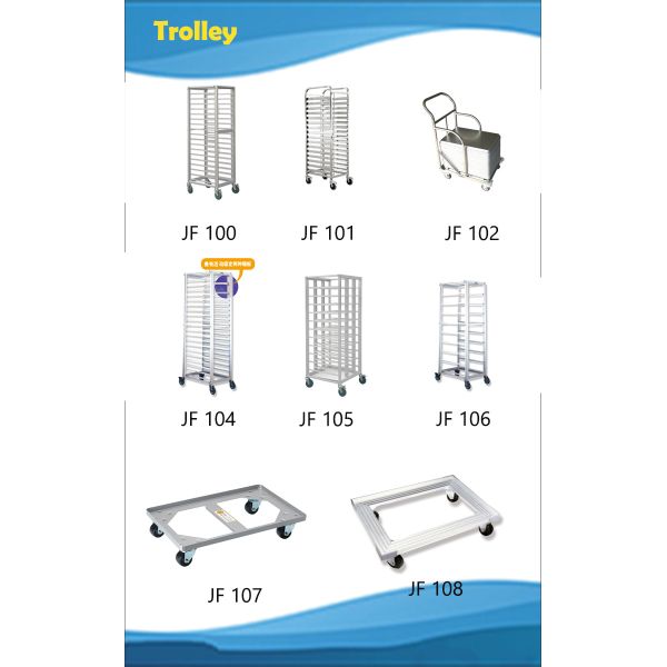 Rk Bakeware China-Flat Pack Stainless Steel Loading Double Rack