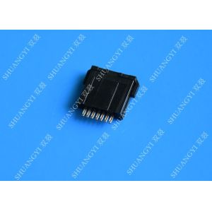 Rectangular External SATA Notebook Connector Crimping Assembling Style