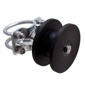 Chain Link Steel Square Nylon Cantilever Roller For Fence Gate