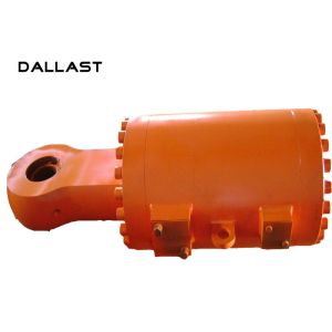 Double Acting Flange High Pressure Hydraulic Cylinder High Tonnage