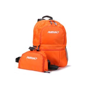 Buy cheap Orange 300D Polyester Backpack Foldable Laptop Backpack With Zipper Front from wholesalers