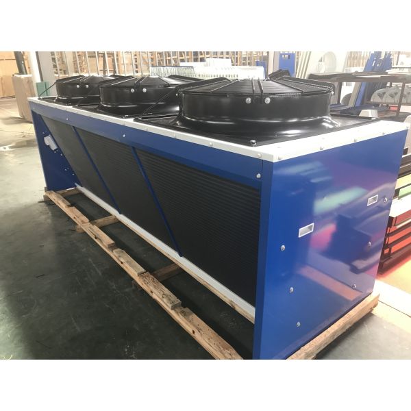 Air Cooled Industrial Cold Room Condenser With V Type Condenser Coils