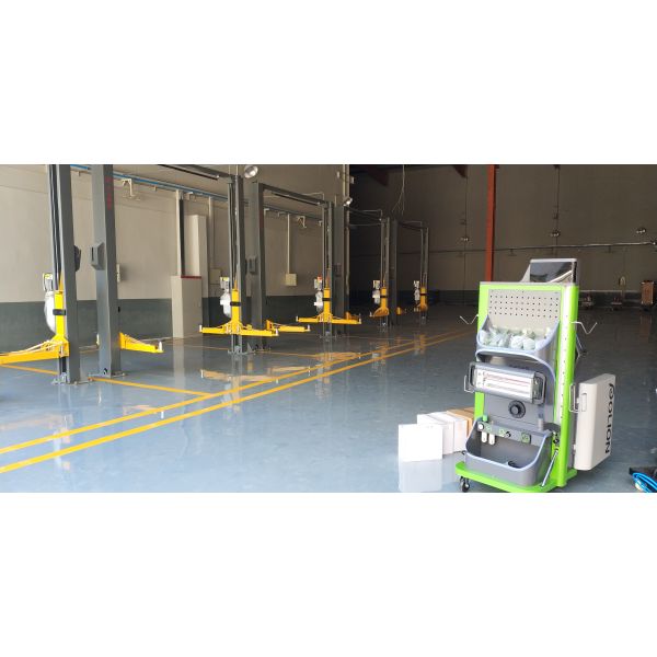 Pneumatic Sander Dust Free Sanding 8 Inches Touch Screen 1300W Motor Power