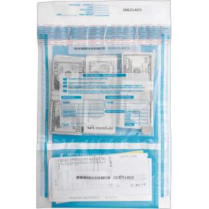 Flexo Printing Tamper Proof Security Bags Permanent Closure With Valve