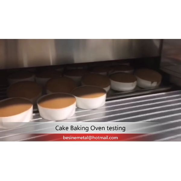 Automatic Bakery Equipments Gas Tunnel Oven For Cake Breads Burger Buns Pizza Production Line