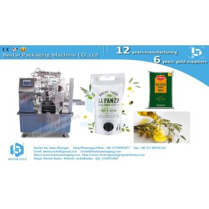 Quality Bestar doypack machine with pumps and tanks for packing oil bags for sale