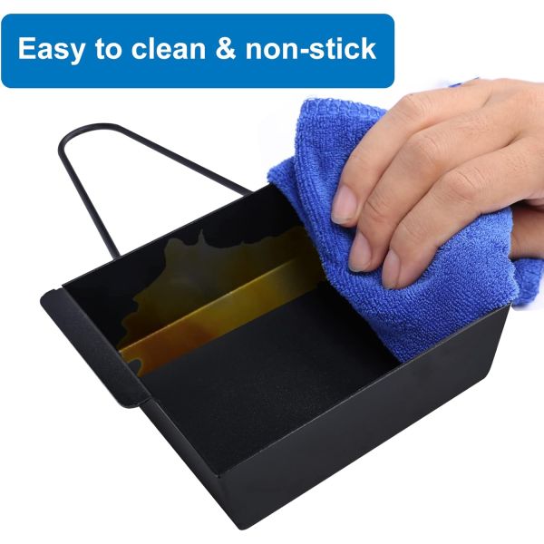 High Carbon Steel Replacement Grease Cup Holder for Outdoor Grill Grease Management