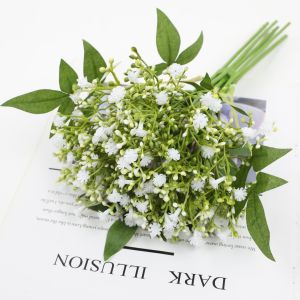 Artificial Baby's Breath Bouquet in White Perfect for Weddings and Events