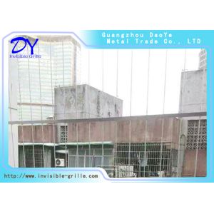 3m / Set Balcony Invisible Grille With Aluminum Frame Anti Falling