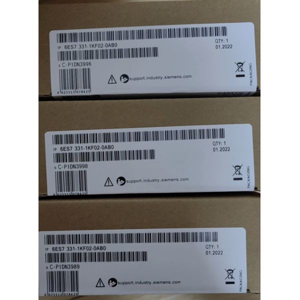 6ES7331-1KF02-0AB0 Electronic Equipment Siemens SIMATIC S7-300 SM 331 Analog Input Module
