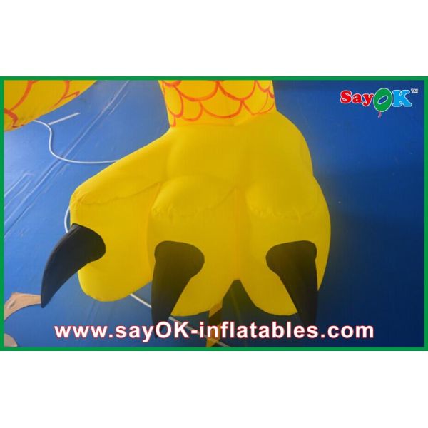 Advertising Inflatable Cartoon Characters , Chinese Yellow Dragon Arch