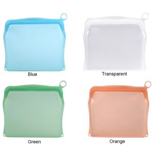 FDA Hermetic Seal Microwave Safe Silicone Food Storage Bag