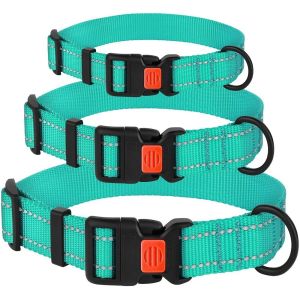 Reflective Soft Nylon Dog Collars And Puppy Collars