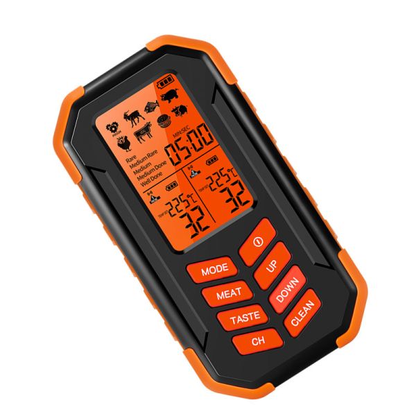 Buy 433MHZ Waterproof Bluetooth BBQ Thermometer With Dual Probe at wholesale prices