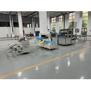 Quality Glass Fiber Filter Paper Folding Machine Automatic Partitioned Filter Production Line 55Hz for sale