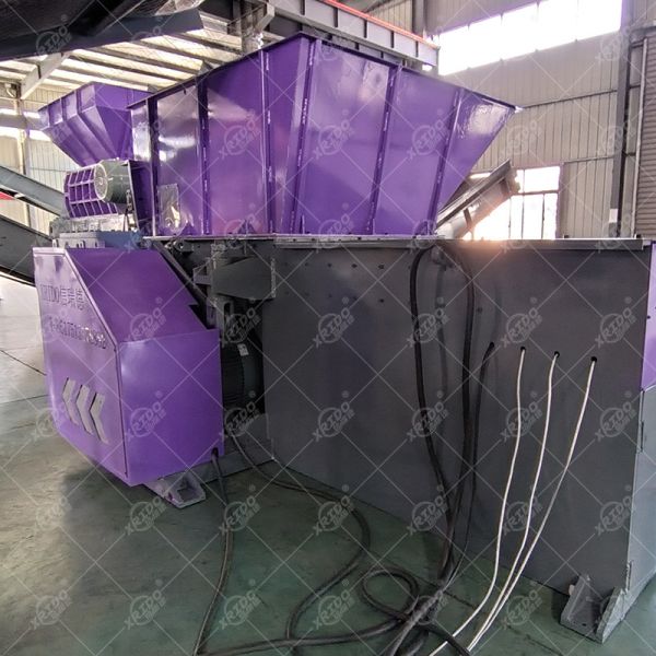 Buy Automatic Single Shaft Plastic Shredder Machine for Waste Recycling at wholesale prices