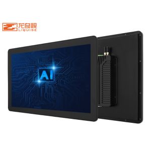 Self Service LCD Touch Screen Interactive Whiteboard Black Shell Colour