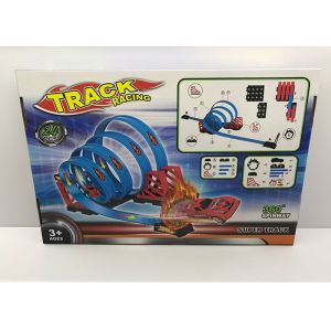 47.6 Inche Funny Toy Car Tracks Sets , Toddler Race Track With 4 Consecutive