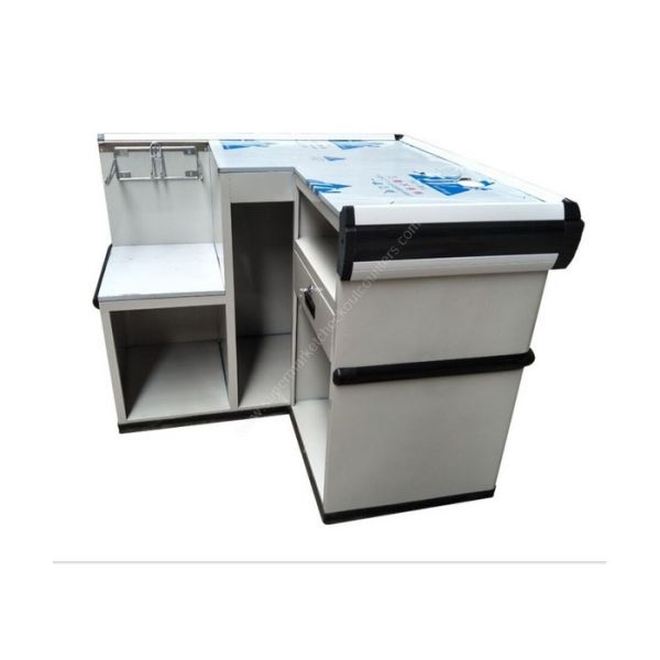Buy Convenience Store Express Checkout Counter Rustless Non - Belt Durable at wholesale prices