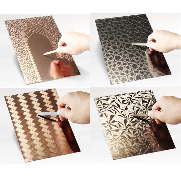 201 304 316 Anti-scratch Bead Blasted Finish 0.8mm Stainless Steel Sheet