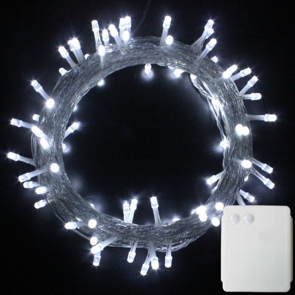 Cold White LED Fairy Lights 20pcs Battery Operated Mini String Lights For Wedding Halloween