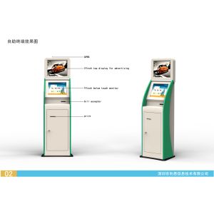 Quality OEM ODM Free Standing Self Service Kiosk With QR Code Scanner For Mall for sale
