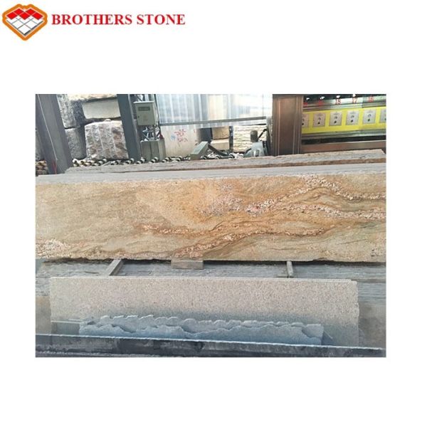 Buy Natural Stone Kashmir Gold Granite Slab For Floor Tile Or Countertop at wholesale prices