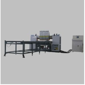 Automatic loading and unloading automatic multi-head gantry type metal mesh