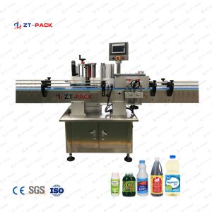 1.5kw Self Adhesive Sticker Labeling Machine 60hz 6000bph Automatic Bottle Label