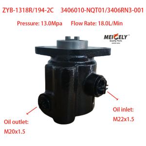 China 3406010-NQT01/3406RN3-001 Steering Hydraulic Pump Assembly on sale