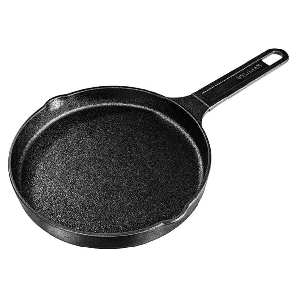 Buy Flat Round Oil Free Frying Pan Gas Nitriding Non Stick Pans Dishwasher Safe at wholesale prices
