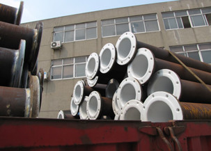 Round A369 80 Inch PTFE Composite Seamless Steel Pipe