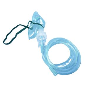 140mm Disposable Oxygen Mask , Silicon Multi Vent Oxygen Mask