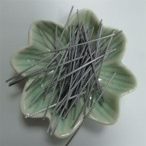 48mm Embossed Macro Polypropylene Synthetic Fiber PP Fiber For Shotcrete