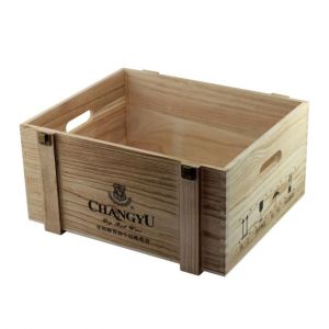 Large Whiskey Personalised Wooden Wine Box Glossy Lamination