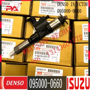 China 095000-0660 Fuel Injector For Isuzu 4HK1 6HK1 8982843930 8-98284393-0 on sale