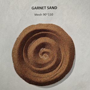 CNC waterjet cutting Abrasive medium Garnet sand mesh 90~110