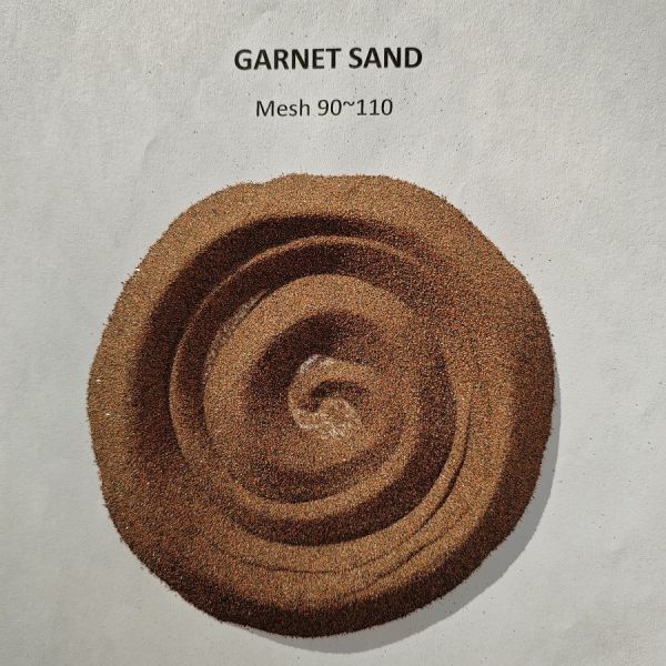 CNC waterjet cutting Abrasive medium Garnet sand mesh 90~110