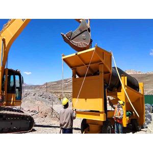 Keda Gold Trommel Screen Movable Gold Panning Equipment