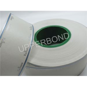 Custom Pearlized Tobacco Tipping Paper With Silver Logo