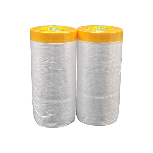Buy Plastic Protection Orange Masking Film For Spray Painting at wholesale prices