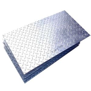 4.5mm 4.75mm and 5.0mm Coated Hot-Rolled Galvanized Pattern Plate Ideal for