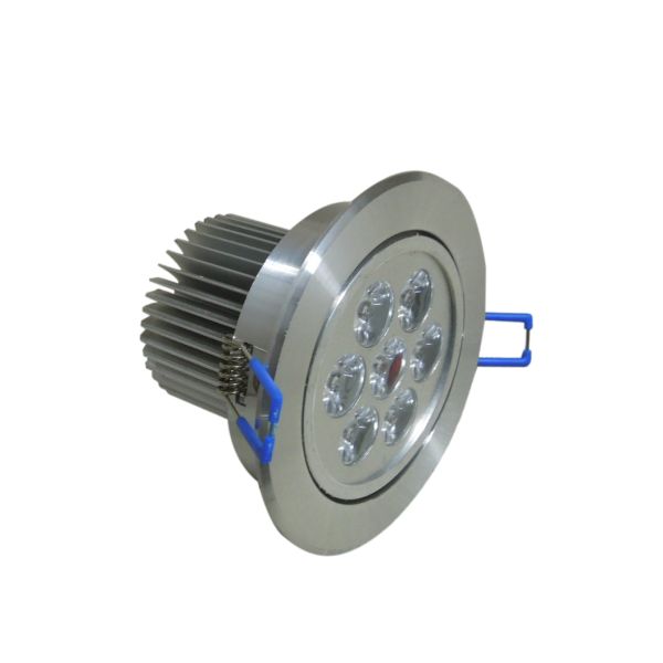 Low Power 85 - 265V 50HZ Die - Casting Alu & Glass LED Ceiling Lamp 7W CE, RoHS