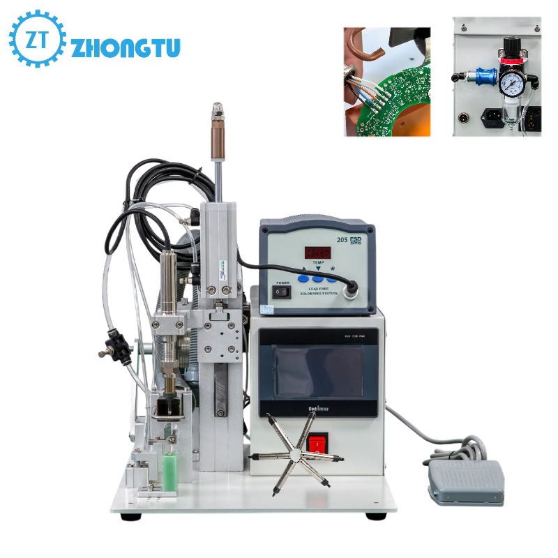 Semi- Automatic Soldering Machine With Automatic Universal Desktop Welding Robot