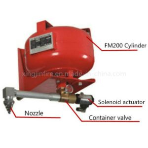 Efficient FM200 Fire Extinguishing System In Silver Customization High Safety