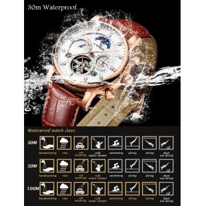 KINYUED Custom Logo Men Watch Automatic Mechanical Wrist Watch Chinese