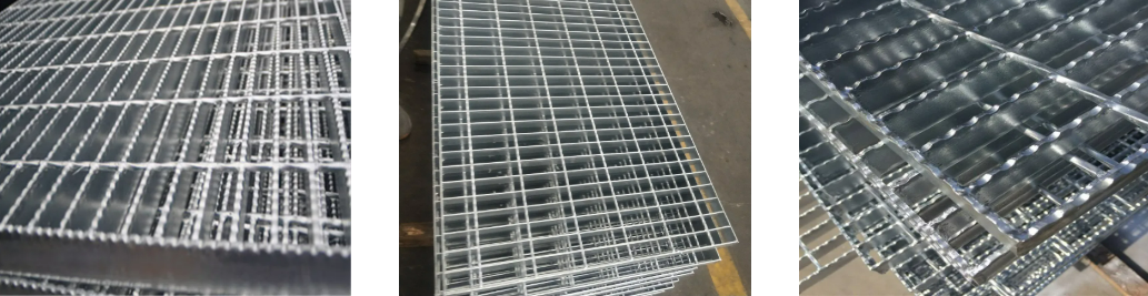 Hot DIP Galvanized Q235B Steel Bar Grating Serrated Heavy Duty Metal Grating Customizable for Wet and Slippery Situations