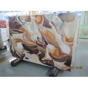 White Quartz Solid Stone Countertops / Solid Surface Kitchen Countertops