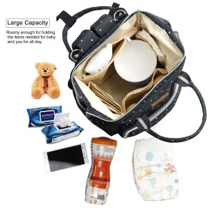 Factory Hot Sell Diaper Bag Large Capacity Mommy Maternity Nappy Backpack with