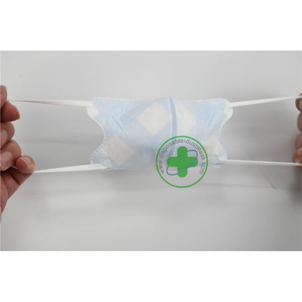 Vertical Folding Non Woven Mask Anti Dust Mouth Mouth Mask Pm2.5 Respirator Pad